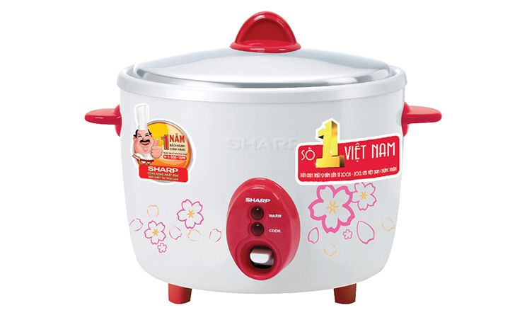 Nồi cơm điện nắp rời Sharp KSH-D19V - hình ảnh thực tế Nồi cơm điện nắp rời Sharp KSH-D19V - hình ảnh thực tế