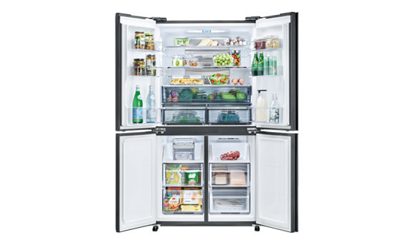 Tủ lạnh 4 cửa Sharp SJ-FXP640VG-BK - hình ảnh thực tế Tủ lạnh 4 cửa Sharp SJ-FXP640VG-BK - hình ảnh thực tế