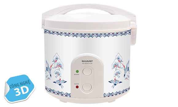Nồi cơm điện nắp gài Sharp KS-183TJV-CR - hình ảnh thực tế Nồi cơm điện nắp gài Sharp KS-183TJV-CR - hình ảnh thực tế