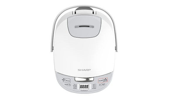 Nồi cơm điện tử Sharp KS-COM192EV-GY - hình ảnh thực tế Nồi cơm điện tử Sharp KS-COM192EV-GY - hình ảnh thực tế