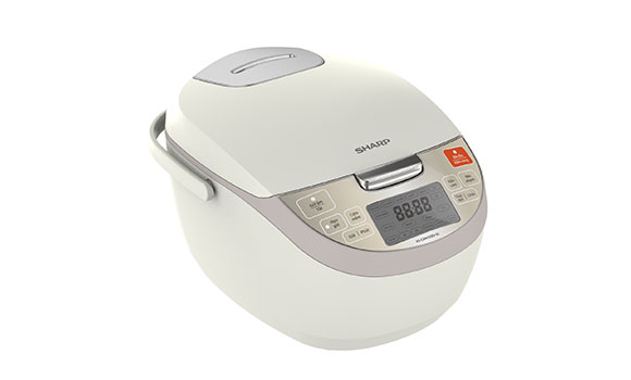 Nồi cơm điện tử Sharp KS-COM193EV-BK - hình ảnh thực tế Nồi cơm điện tử Sharp KS-COM193EV-BK - hình ảnh thực tế