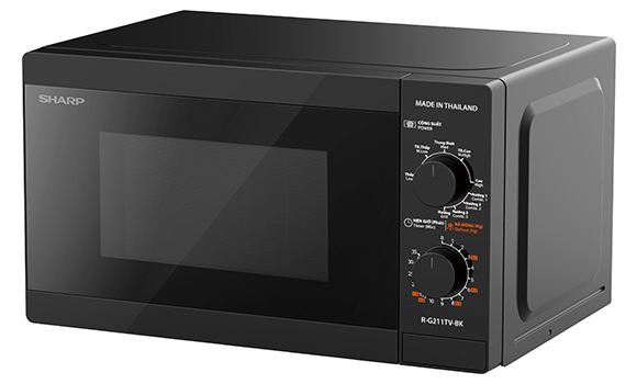 Lò vi sóng cơ Sharp R-G211TV-BK - hình ảnh thực tế Lò vi sóng cơ Sharp R-G211TV-BK - hình ảnh thực tế