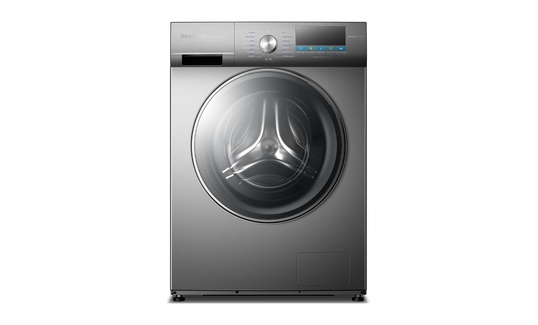 Máy giặt cửa trước Sharp ES-FM110CB-DG Máy giặt cửa trước Sharp ES-FM110CB-DG