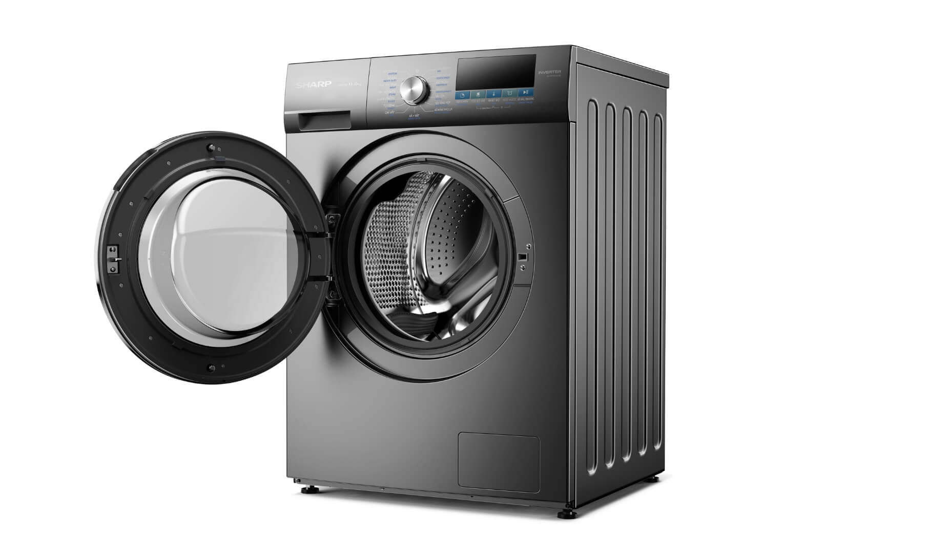 Máy giặt cửa trước Sharp ES-FM110CB-DG - hình ảnh thực tế Máy giặt cửa trước Sharp ES-FM110CB-DG - hình ảnh thực tế
