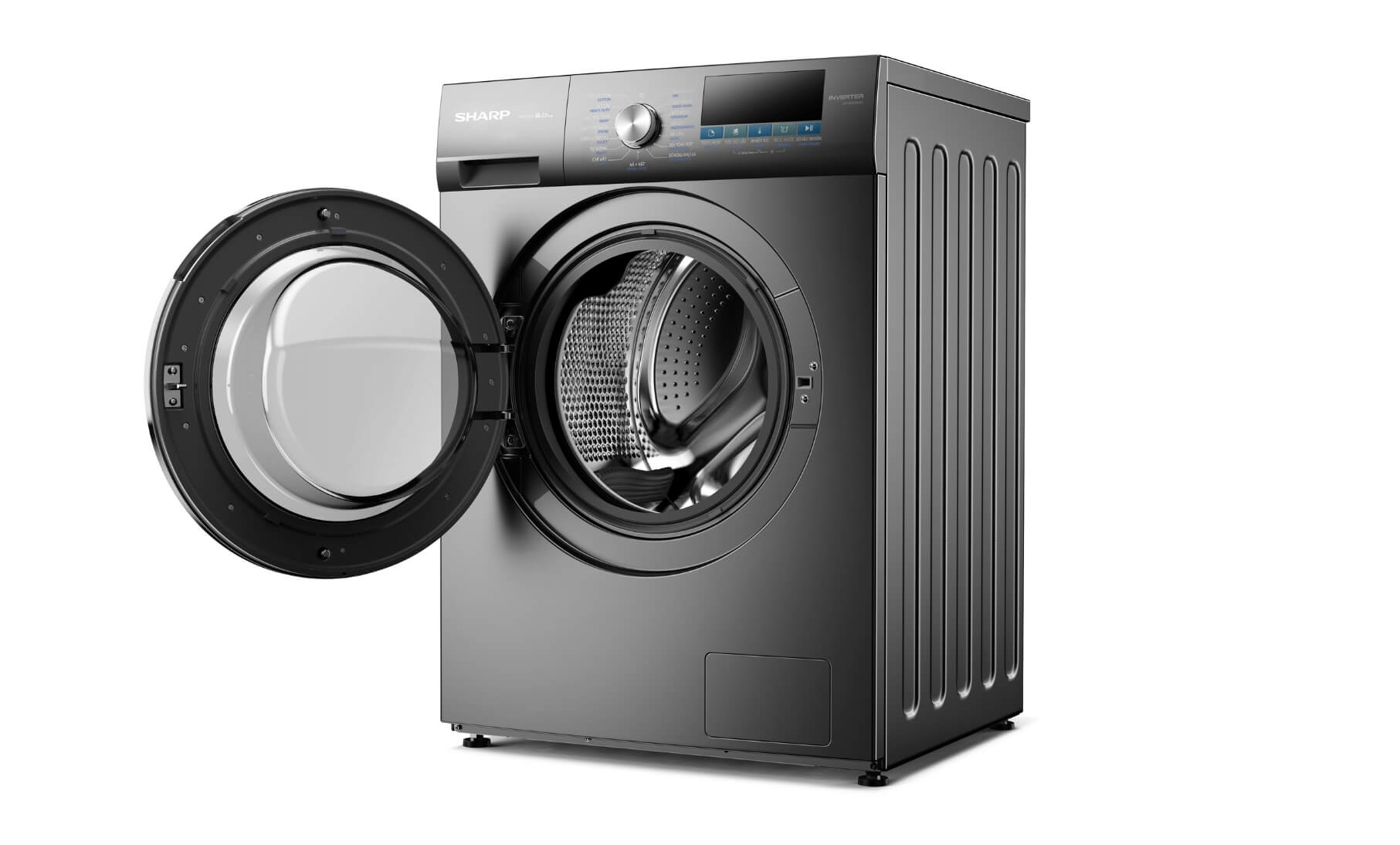 Máy giặt cửa trước Sharp ES-FM90CB-DG - hình ảnh thực tế Máy giặt cửa trước Sharp ES-FM90CB-DG - hình ảnh thực tế