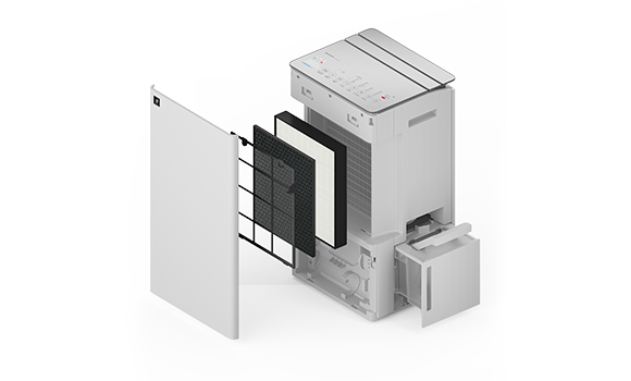 Máy hút ẩm lọc không khí Sharp DW-T30FV-W - hình ảnh thực tế Máy hút ẩm lọc không khí Sharp DW-T30FV-W - hình ảnh thực tế