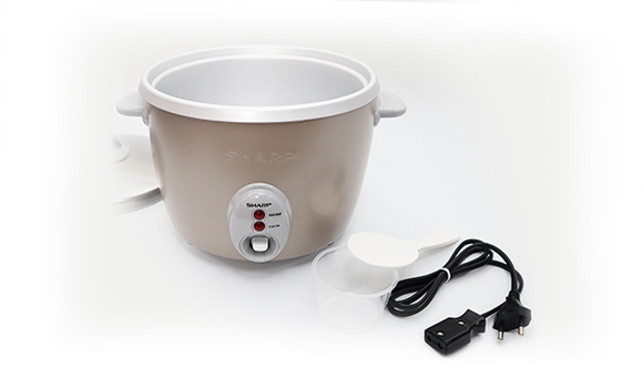 Nồi cơm điện nắp rời Sharp KSH-F188V-GB - hình ảnh thực tế Nồi cơm điện nắp rời Sharp KSH-F188V-GB - hình ảnh thực tế