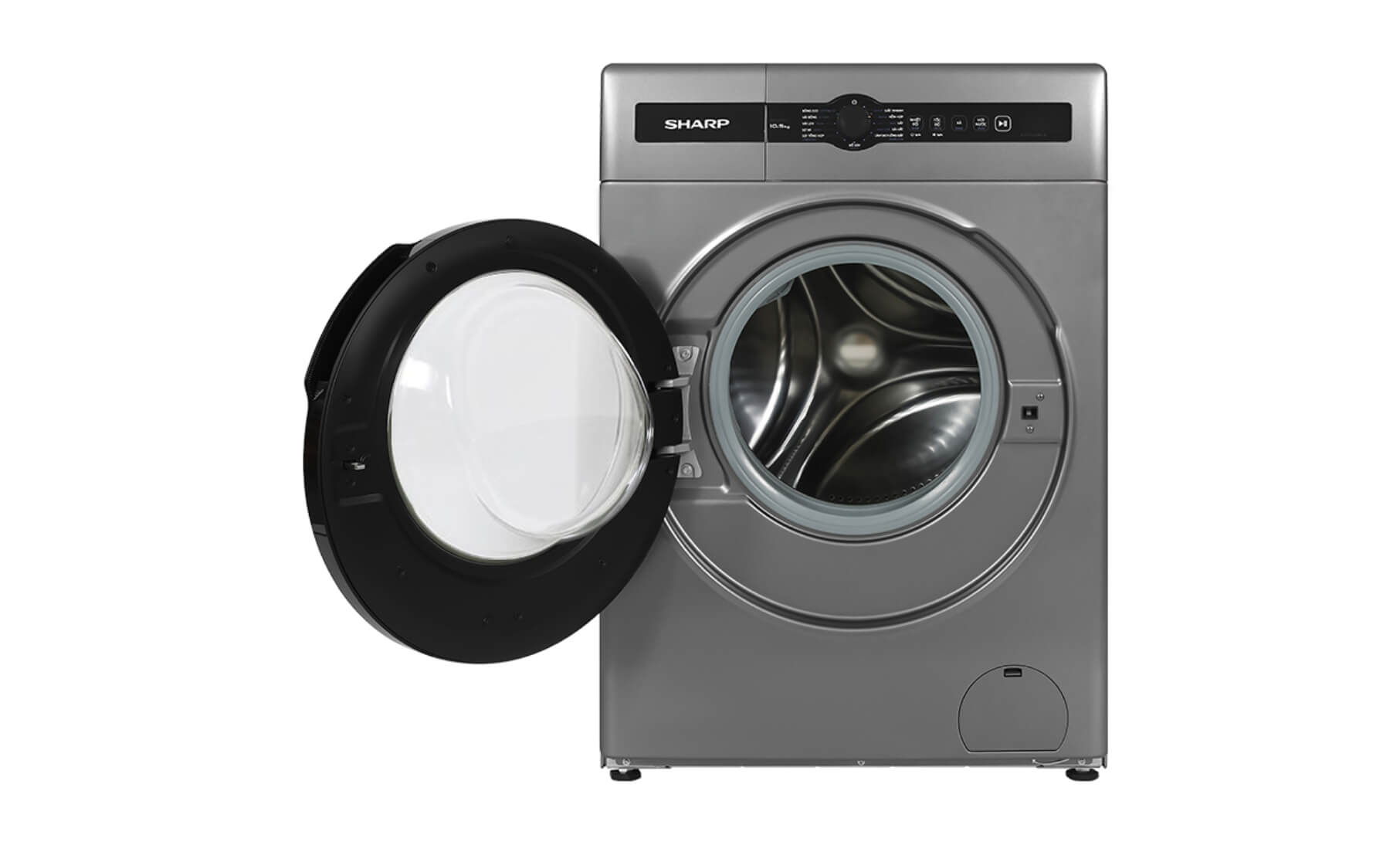 Máy giặt cửa trước Sharp ES-FH105BV-B - hình ảnh thực tế Máy giặt cửa trước Sharp ES-FH105BV-B - hình ảnh thực tế