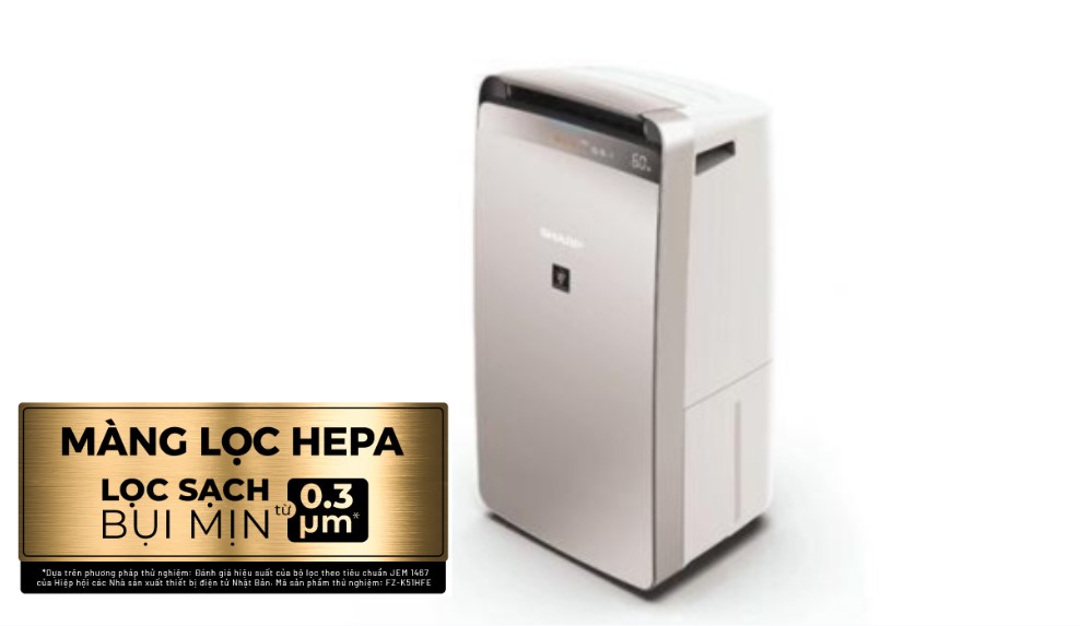 Máy hút ẩm lọc không khí Sharp DW-D12A-W - hình ảnh thực tế Máy hút ẩm lọc không khí Sharp DW-D12A-W - hình ảnh thực tế