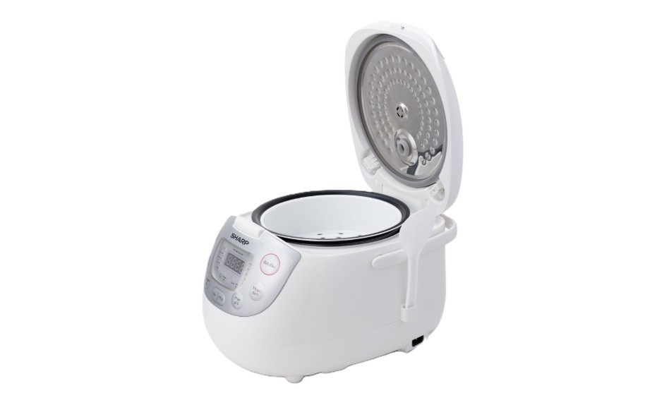 Nồi cơm điện tử Sharp KS-COM195HV-WH - hình ảnh thực tế Nồi cơm điện tử Sharp KS-COM195HV-WH - hình ảnh thực tế
