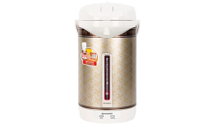 Bình thủy điện Sharp KP-Y33BTV-SS - hình ảnh thực tế Bình thủy điện Sharp KP-Y33BTV-SS - hình ảnh thực tế