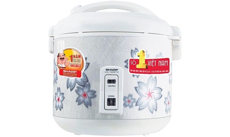 Nồi cơm điện nắp gài Sharp KS-N182ETV-SW Nồi cơm điện nắp gài Sharp KS-N182ETV-SW