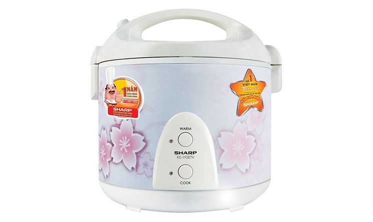 Nồi cơm điện nắp gài Sharp KS-N192ETV-SP Nồi cơm điện nắp gài Sharp KS-N192ETV-SP